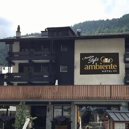 Hotel Ambiente Mountain Style Saas-Fee Exterior foto